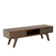 A-Line TV Unit - 2 Drawer - 150cm - Medium - Smoked Oak