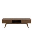 A-Line TV Unit - 2 Drawer - 150cm - Medium - Smoked Oak