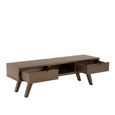 A-Line TV Unit - 2 Drawer - 150cm - Medium - Smoked Oak
