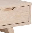 A-Line TV Unit - 2 Drawer - 150cm - Medium - White Oak