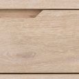 A-Line TV Unit - 2 Drawer - 150cm - Medium - White Oak