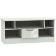 Clearance - Camden TV Unit - 1 Drawer - Open - High Gloss Cashmere - P22