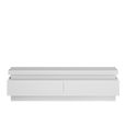Lyon TV Unit - 2 Drawer - 146cm - White Gloss