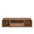 Fribo TV Unit - 2 Door - 1 Drawer - 165cm - Oak