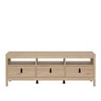 Barcelona TV Unit - 3 Drawer - 151.4cm - Jackson Hickory Oak