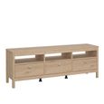 Madrid TV Unit - 3 Drawer - 1544cm - Jackson Hickory Oak
