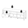Madrid TV Unit - 3 Drawer - 1544cm - Jackson Hickory Oak