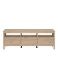Madrid TV Unit - 3 Drawer - 1544cm - Jackson Hickory Oak