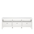 Madrid TV Unit - 3 Drawer - 151cm - White