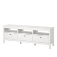 Madrid TV Unit - 3 Drawer - 151cm - White