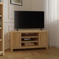 Stockholm Corner TV Unit - 2 Door - Oak