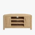 Stockholm Corner TV Unit - 2 Door - Oak