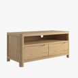 Stockholm TV Unit - 2 Drawer - Oak