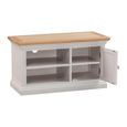 Cotswold TV Unit - 1 Door - Oak and Painted