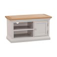 Cotswold TV Unit - 1 Door - Oak and Painted