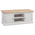 Cotswold TV Unit - 2 Door - Oak and Painted