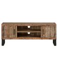 Preston TV Unit - 2 Door - 139cm - Industrial - Small - Rustic