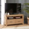 Hampshire Oak Corner TV Unit - 102cm