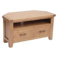 Hampshire Oak Corner TV Unit - 102cm