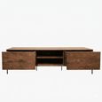 Helga Large TV Unit - 2 Drawer - Oiled Walnut - Variation Available