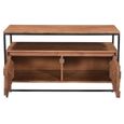 Axis Acacia Wood TV Unit - 103cm - Geometric