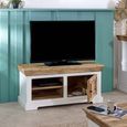 Alfie TV Cabinet - 110cm - White - Mango Wood