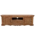 Artwork Carved TV Unit - 140cm - Mango Wood