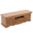 Artwork Carved TV Unit - 140cm - Mango Wood