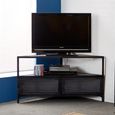 Ascot TV Unit - Corner - 110cm - Industrial - Wood and Iron