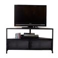 Ascot TV Unit - Corner - 110cm - Industrial - Wood and Iron