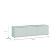 Alice Springs TV Cabinet - 3 Door - 154.2cm - Light Grey