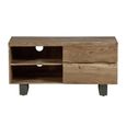 Baltic TV Unit - 110cm - Live Edge - Solid Acacia Wood
