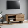 Baltic TV Unit - 110cm - Live Edge - Solid Acacia Wood