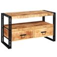 Cosmo TV Unit - 102cm - Industrial Style - Wooden and Metal