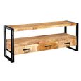 Cosmo TV Unit - 150cm - Industrial Style - Wooden and Metal