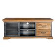 Metropolis TV Unit - 140cm - Industrial - Solid Wood and Metal