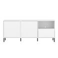 Avenale TV Cabinet - 2 Door - 1 Drawer - 157.8cm - Alpine White High Gloss