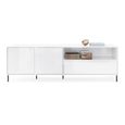Avenale TV Cabinet - 2 Door - 1 Drawer - 207.8cm - Wide - Alpine White High Gloss