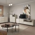 Avenale TV Cabinet - 2 Door - 1 Drawer - 207.8cm - Wide - Cashmere