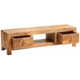Dakota TV Unit - 145cm - Light Mango Wood