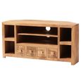 Dakota TV Unit - Corner - 110cm - Light Mango Wood