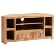 Dakota TV Unit - Corner - 110cm - Light Mango Wood