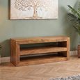Dakota TV Unit - 107cm - Light Mango Wood