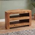 Dakota TV Unit - Corner - 100cm - Light Mango Wood