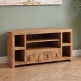 Dakota TV Unit - Corner - 110cm - Light Mango Wood