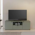 Ganymede TV Unit - 2 Door - 1 Drawer - 129.8cm - Sage Green