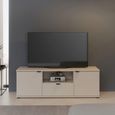 Ganymede TV Unit - 2 Door - 1 Drawer - 129.8cm - Sand