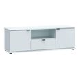 Ganymede TV Unit - 2 Door - 1 Drawer - 129.8cm - Light Grey