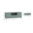 Ganymede TV Unit - 2 Door - 1 Drawer - 129.8cm - Sage Green