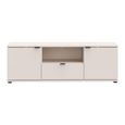 Ganymede TV Unit - 2 Door - 1 Drawer - 129.8cm - Sand